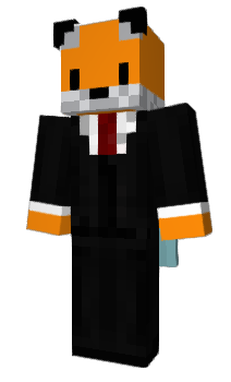 Minecraft skin Foxinasuit