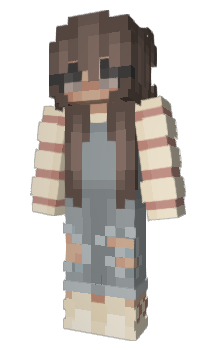 Minecraft скин по нику GirlInABox