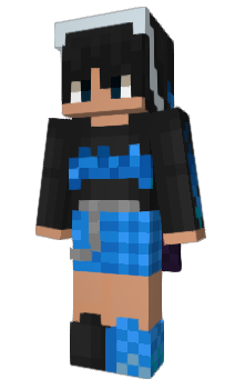 Minecraft скин по нику AquaWolfMC