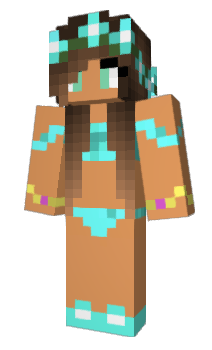 Minecraft skin GirlGamer2022