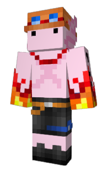 Minecraft skin BotoCorDeRosa