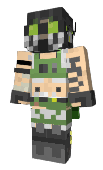 Minecraft skin Rappig