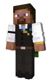 Minecraft skin SteveWearingSuit