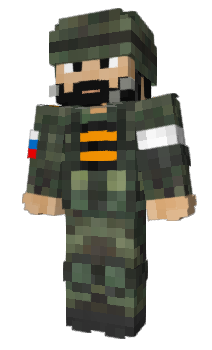 Minecraft skin SlavaRossii