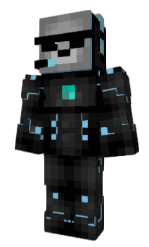 Minecraft skin MrFreeze1