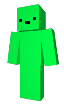 Minecraft skin GreenEmo