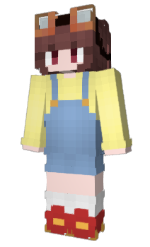 Minecraft skin starvtuberr