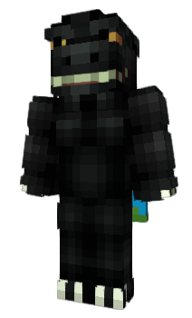 Minecraft skin GodzillaPNG