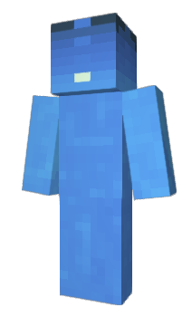 Minecraft skin partlyblue