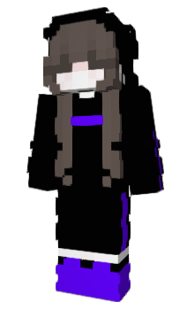 Minecraft скін по ніку PrettyPurple