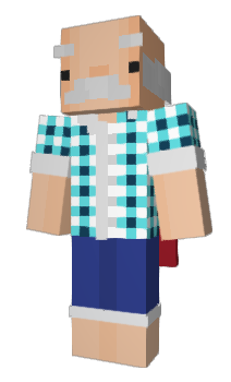 Minecraft skin Bleutal