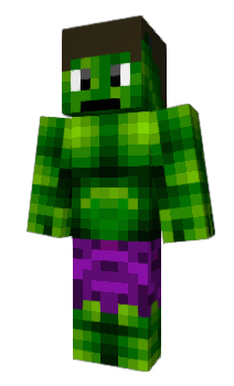 Minecraft skin Hulk03