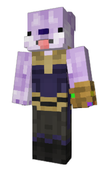 Minecraft skin ThanosDog