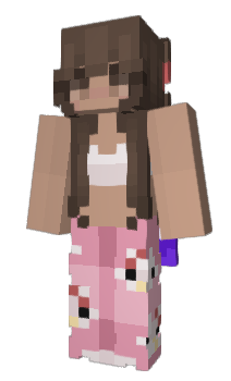 Minecraft skin BebbyTheRaccoon