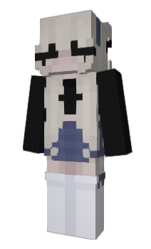 Cross Sans Minecraft Skin