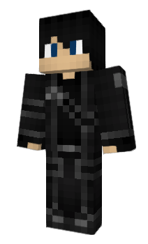 Minecraft скин по нику black_kirito