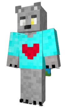 Minecraft skin WolfyDarksilence