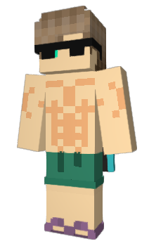 Minecraft skin Steve_Hugo