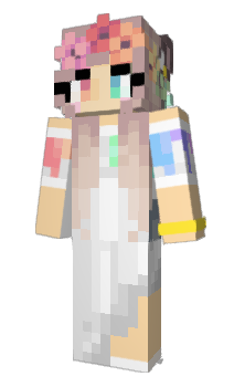 Minecraft скин по нику Girl_Rain_Bow