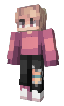 Minecraft skin Silver_Lady