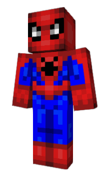 Minecraft skin Spiberman
