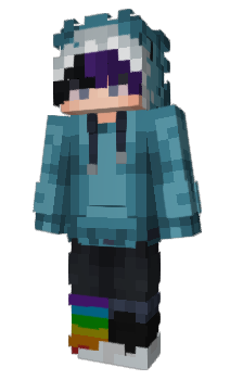 Minecraft skin MossyBlahaj