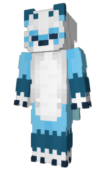 Minecraft skin Klein_SnowFox