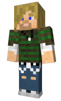 Minecraft skin Kurt_Cobain