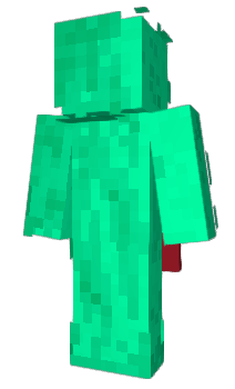 Minecraft skin Seafoamgreen