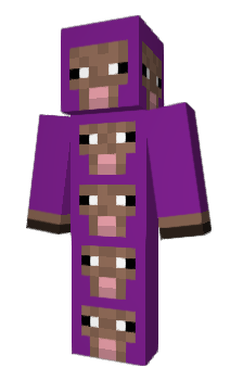 Minecraft skin Purpleraven