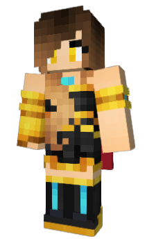 Minecraft skin GoldenGlare