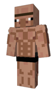 Minecraft скін по ніку BuffedVillager