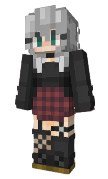 Minecraft skin Peliblanca