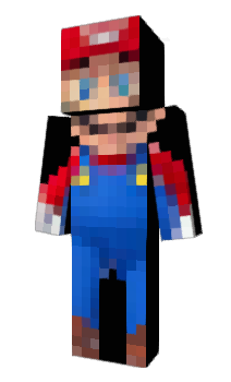 Minecraft skin MarioNotFake