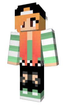 Minecraft скин по нику Girl_of_Fire