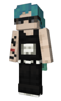 Minecraft skin heavymetal2