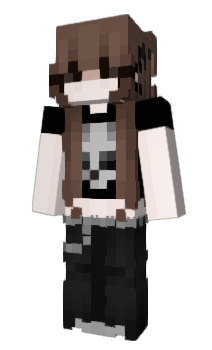 Minecraft skin ilovebluelock