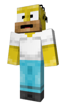 Minecraft скин по нику TheSimpsons