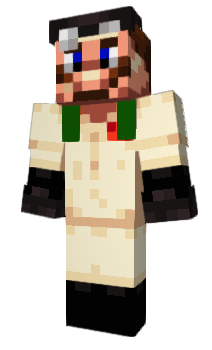 Minecraft skin LuigiNotFake