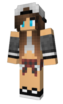 Minecraft скин по нику Girl_Gamer04