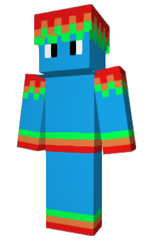 Minecraft скин по нику blue77