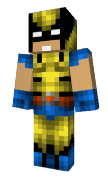 Minecraft skin WolverineDE