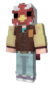 Minecraft skin Gl1tchl1ng