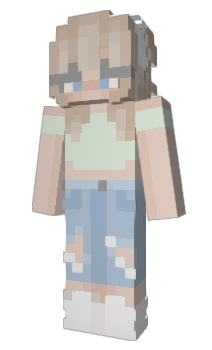 Minecraft skin blueraydisc