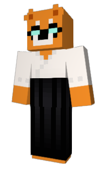 Minecraft skin dogwithglasses