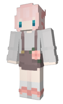 Minecraft skin Axolotea