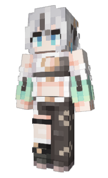 Minecraft скин по нику Tsuyuri_vspo