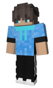 Minecraft skin BlueTechnoCraft