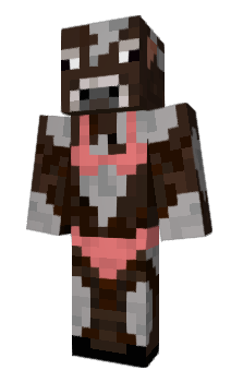Minecraft skin bikinicow