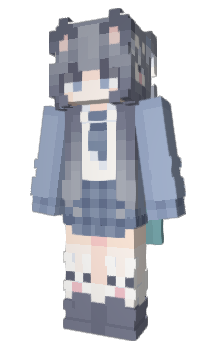 Minecraft скин по нику Blusme